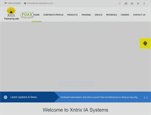 Tablet Screenshot of foaxautomation.com
